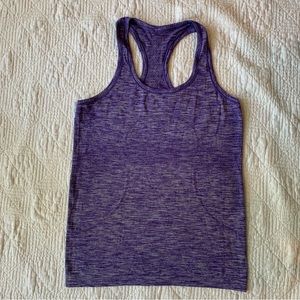 Purple lululemon workout tank